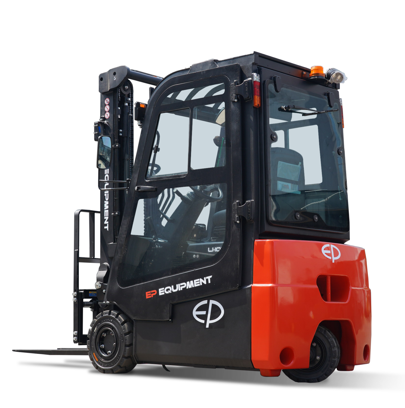 Ontdek de EP CPD18TVL: elektrische heftruck 1.800 kg, 80V Li-Ion, korte draaicirkel. Inclusief EP Telematics