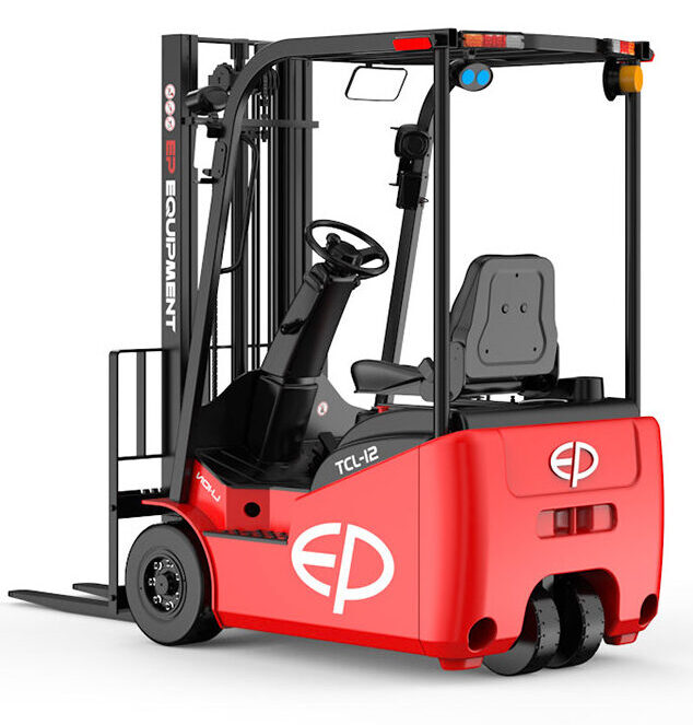 Ontdek de EP TCL101: compacte elektrische heftruck met 80V Li-Ion batterij. Ideaal voor smalle ruimtes.