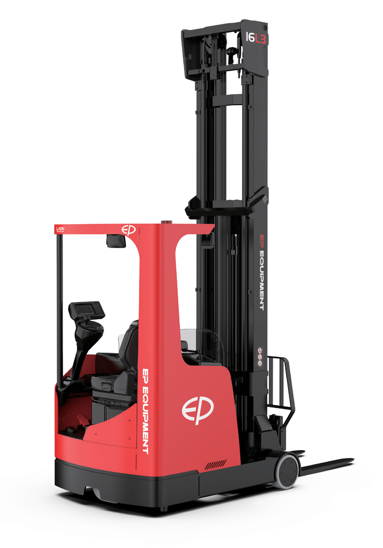 Ontdek de CQD16L3, de compacte 80V Li-ion reachtruck die kracht, precisie en comfort samenbrengt. Deze reachtruck is speciaal ontworpen voor smalle gangen en hoge magazijnen en levert betrouwbare prestaties tot een hefhoogte van 9,65 meter. Dankzij het krachtige 80V Li-ion systeem en de ergonomische cabine werk je efficiënt, stil en veilig, zelfs bij intensief gebruik.