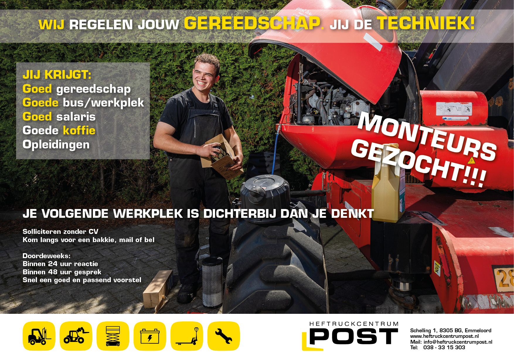 Vacatures, werken bij